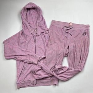 Juicy Couture Two piece woman’s set pre owned couple marks